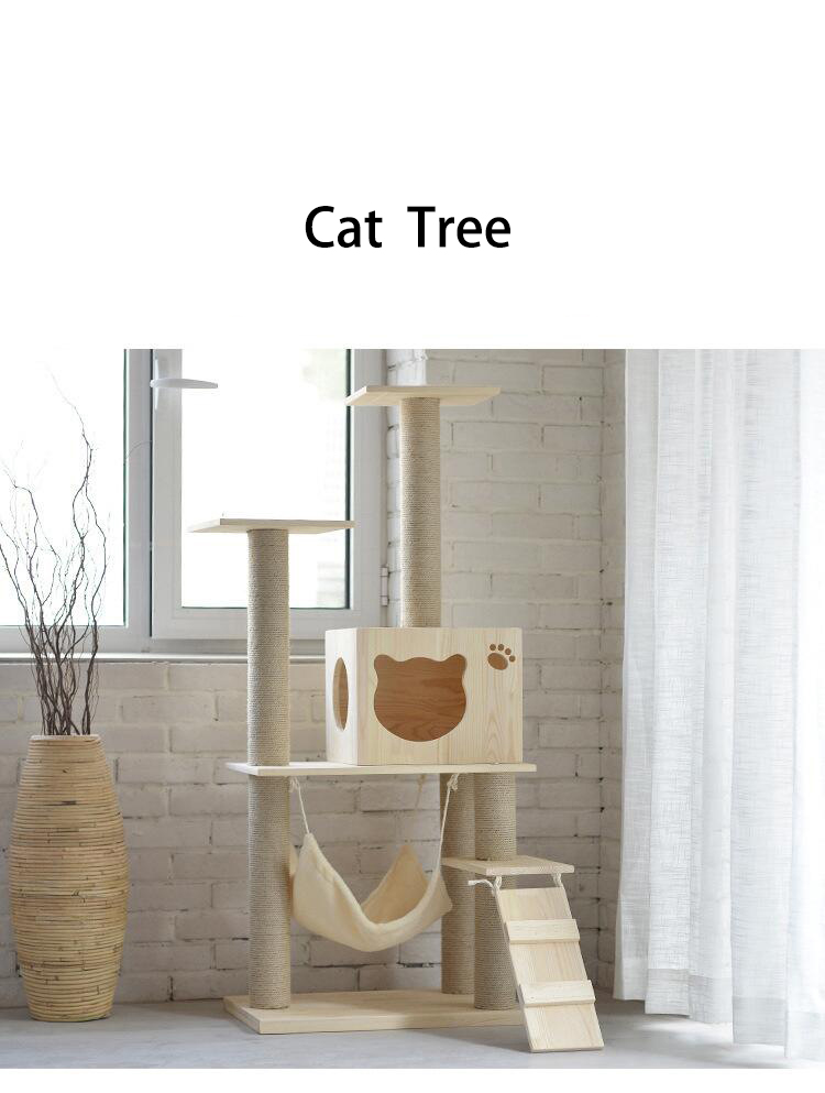 Ing Tower Custom Scratcher Board Cozy Artificial Cat Trees Large Tree