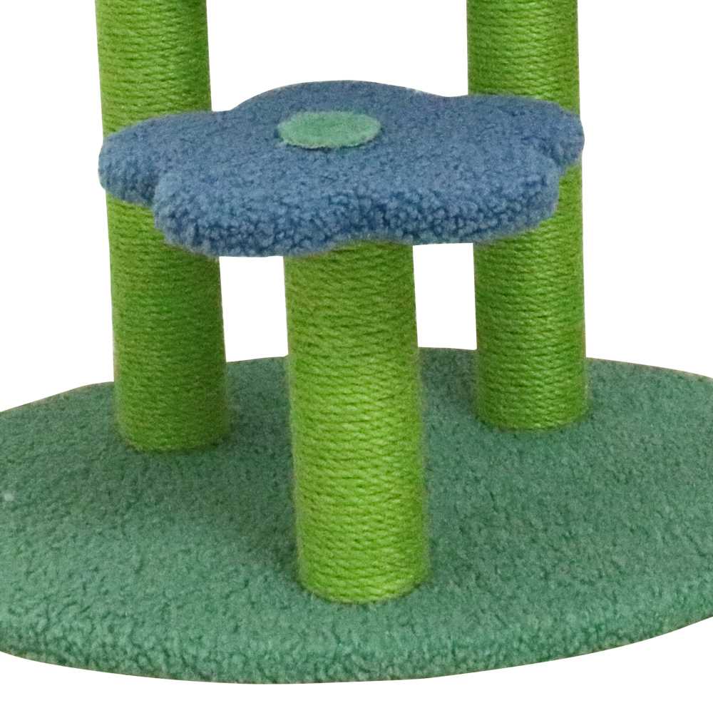 Interactive Cat Toy Scratch Board Cat Tree House Castle Flower Cat House Tree