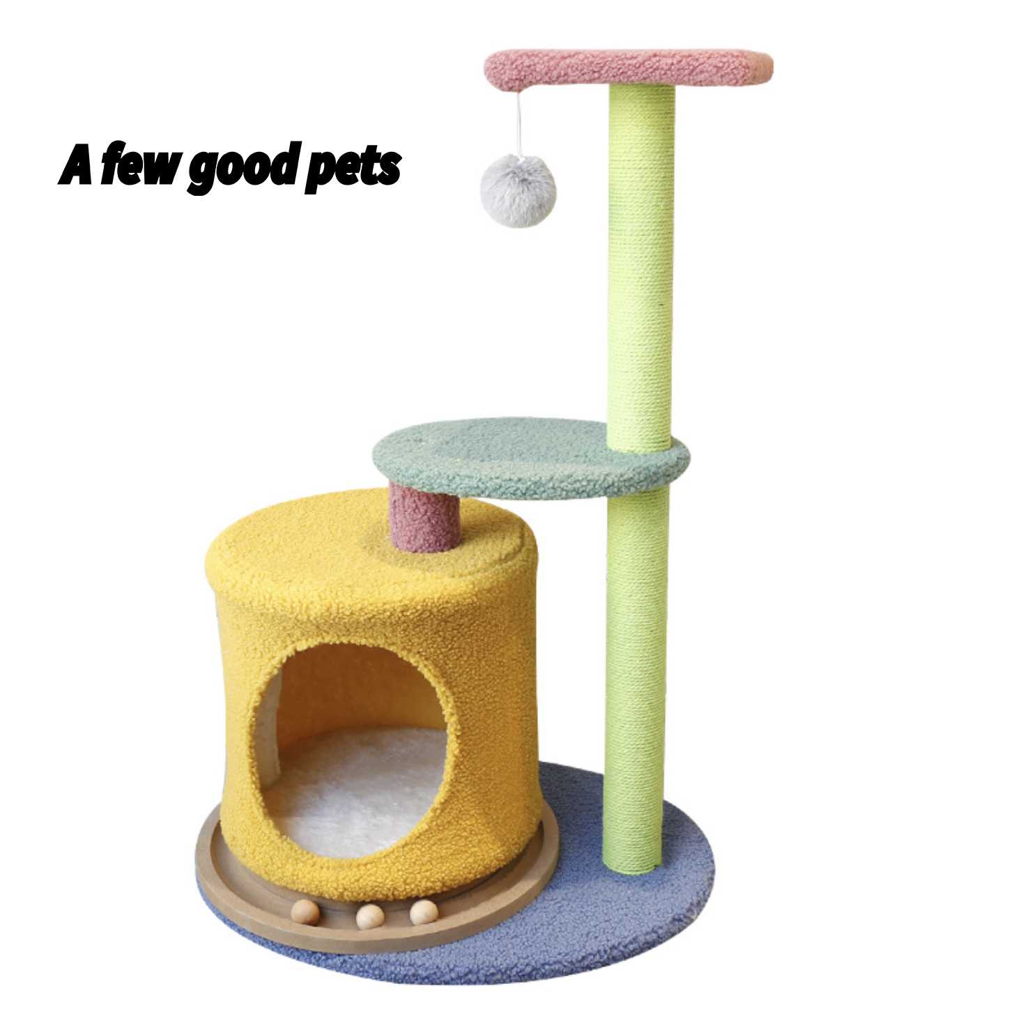 Interactive Cat Toy Scratch Board The Paradise Of Cat Tree House Cat Ball