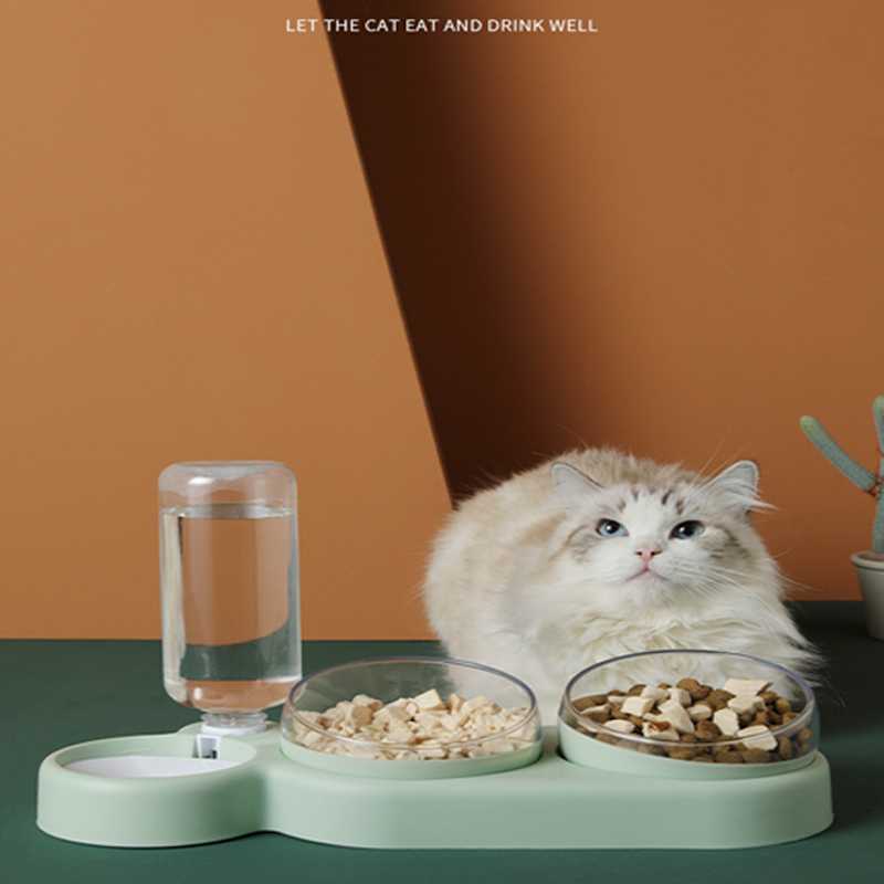 Kimpets Manufaturer Pets Bowl With A Bottle Automatic Drinking Water Dispenser