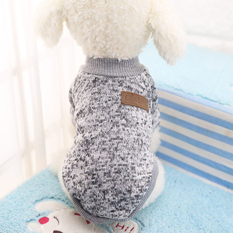 Knitwear Sweater Coat Soft Warm Shirt Winter Pet Dog Cat Clothes Soft Puppy Clothing Small Dogs