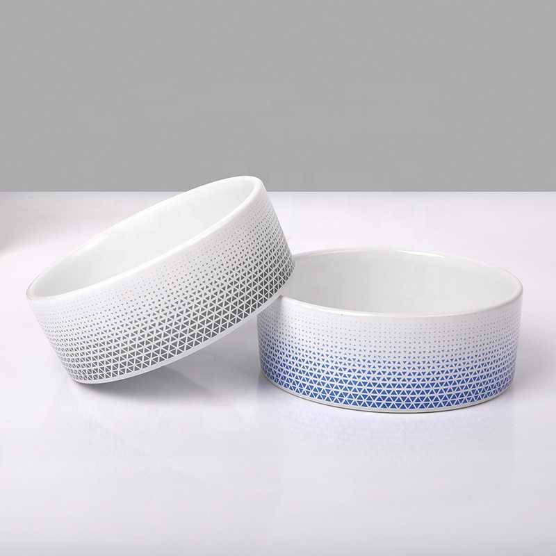 Low MOQ OEM Ceramic Pet Bowl Ceramic Dog Bowl Pet Bowls