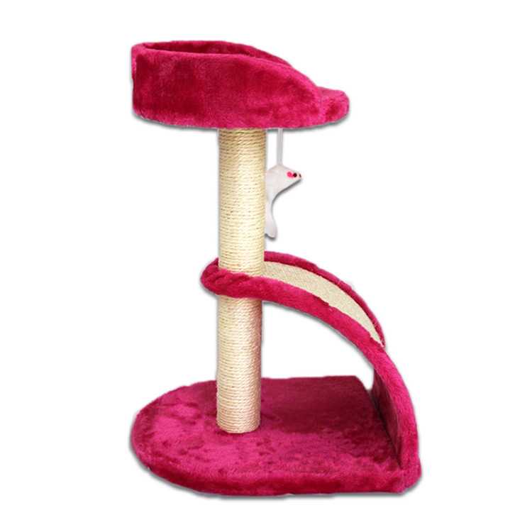 Low Wooden Cat Tree Scratcher House Tower Condo Cat Trees Sisal Ropecat Tree