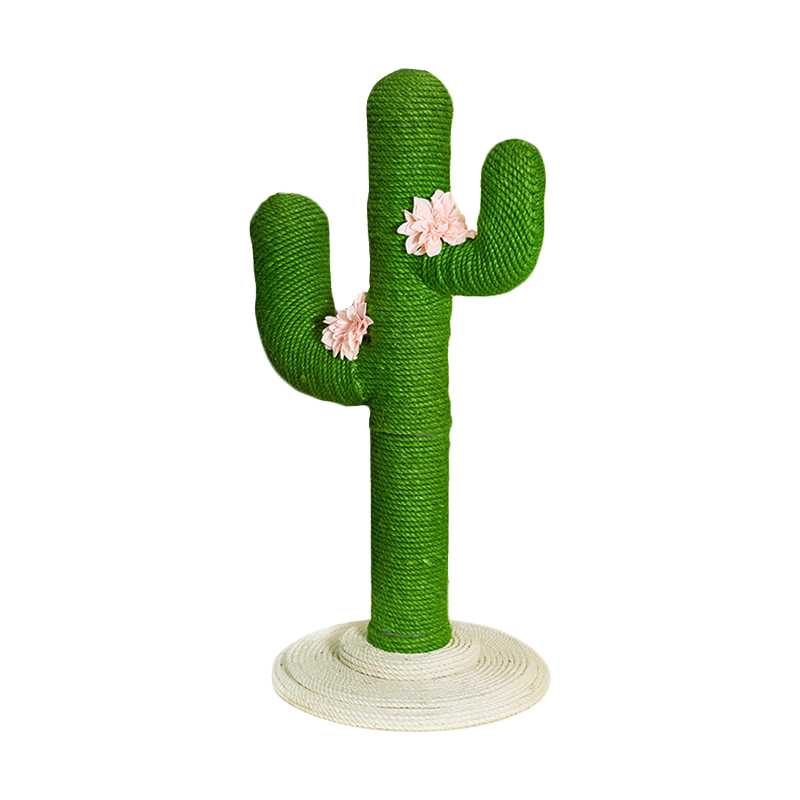 Manufacture Zhejiang Simple Small Cat Furniture Tree Scratch Post Cactus Cat Tree