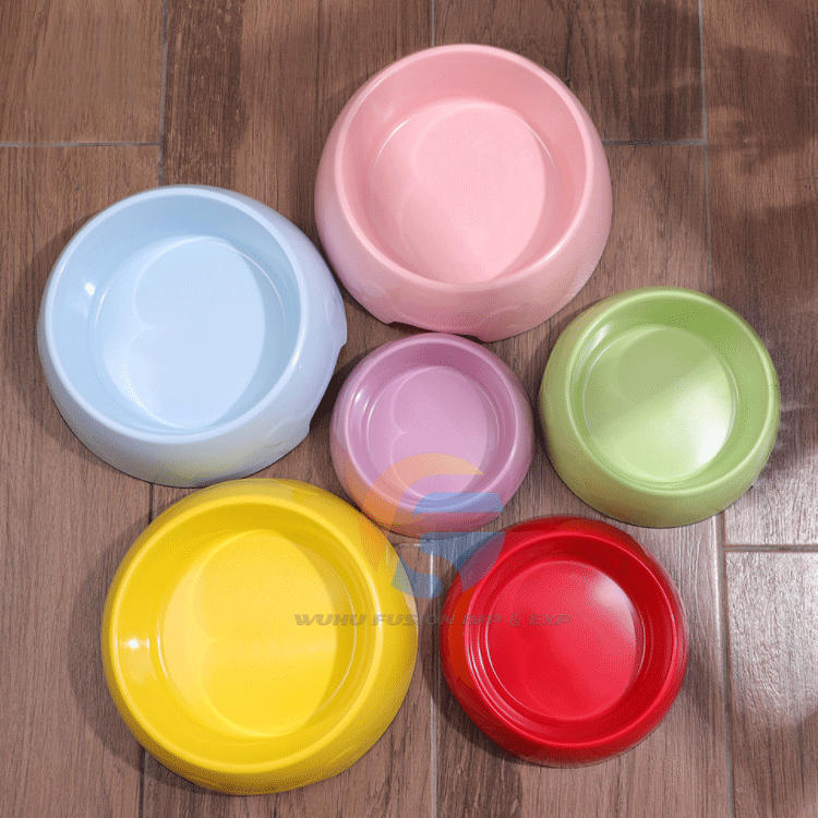 Manufacturer Nonslip Multicolor Pet Bowl Stainless Steel Double Cat Dog Pet Food Bowl