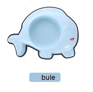 Multi Color Cartoon Fish Mouth Dog Bowl Pet Cat Durable Anti Slip Food Supplies