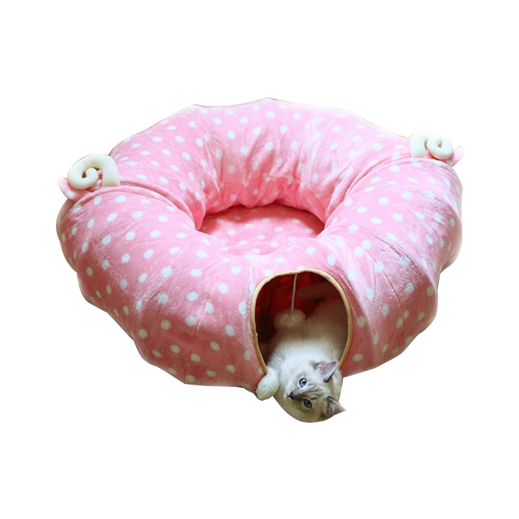 Multifunction Cat Plush Tunnel Interactive Cat Product Cat Toys Collapsible Foldable Pet Toy Cat Tunnel