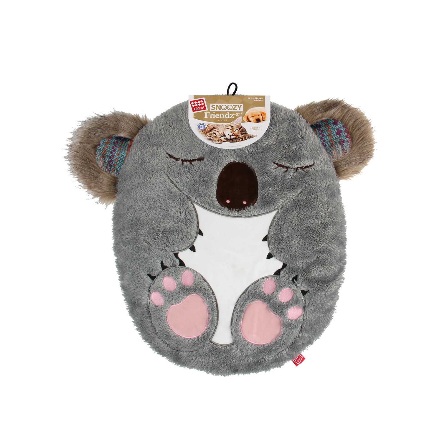 Oem Custom Koala Sleepy Cushion Grey Waterproof Pet Bed Cushion