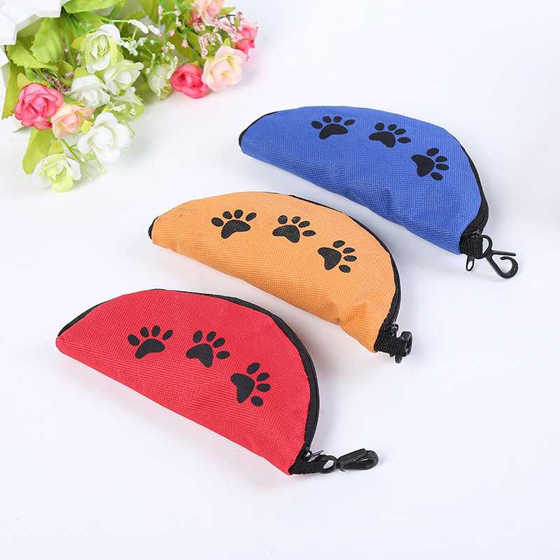 Oxford Cloth Waterproof Zipper Folding Dog Bowl Outdoor Pet Travel Dog Bowl