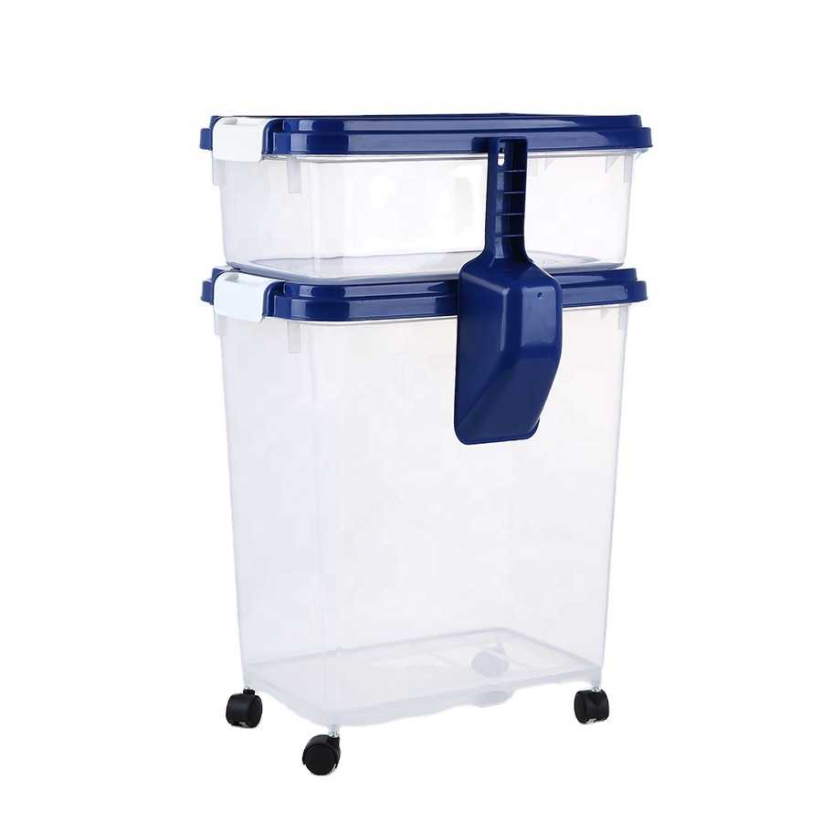 PP Plastic Pet Food Container Dog Cat