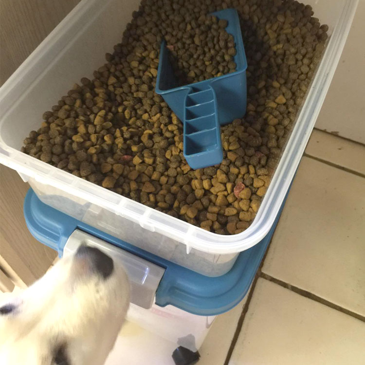 PP Plastic Pet Food Container Dog Cat
