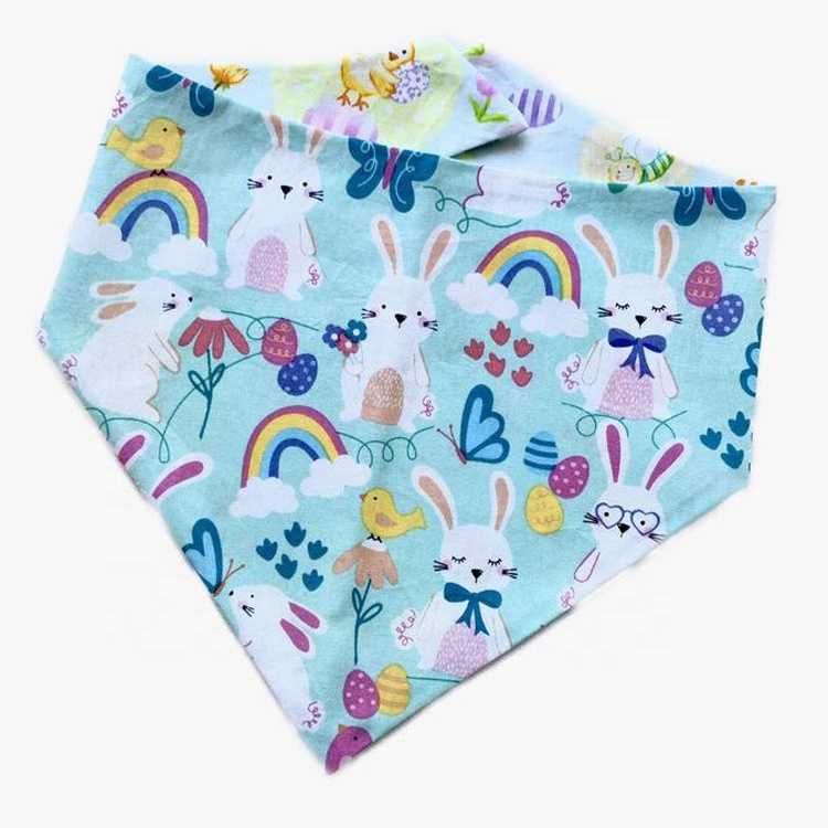 Pattern Cotton Pet Dog Triangle Bandana