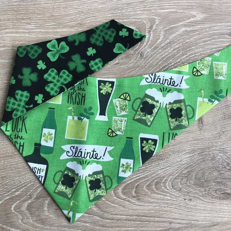 Pattern Cotton Pet Dog Triangle Bandana