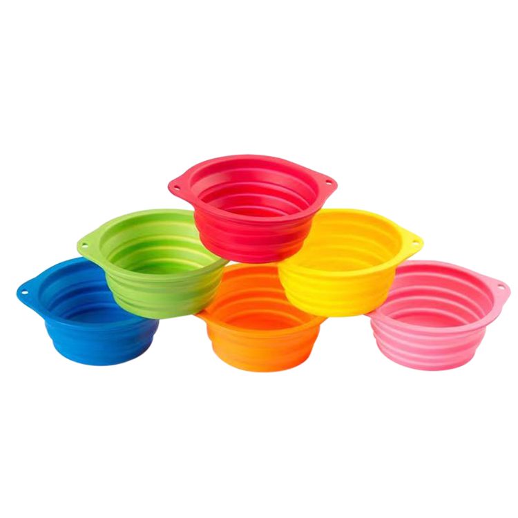 PeDuct Foldable Dog FeederPet Travel BowlPet Portable Silicone Collapsible Travel Feeder China