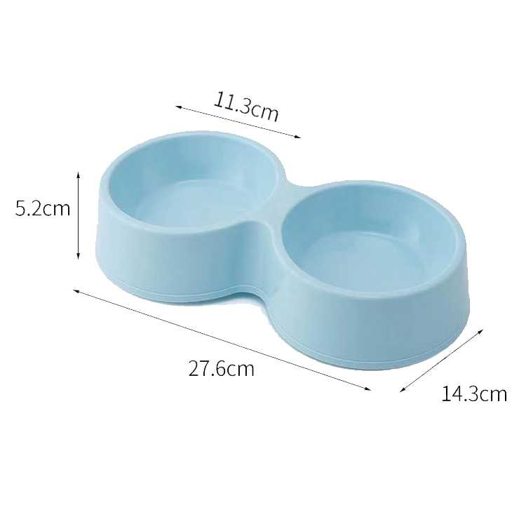 PeDuct OEM Double Feeder DogPet Cat Bowl Dog Cats Feeder Bowls Kitten