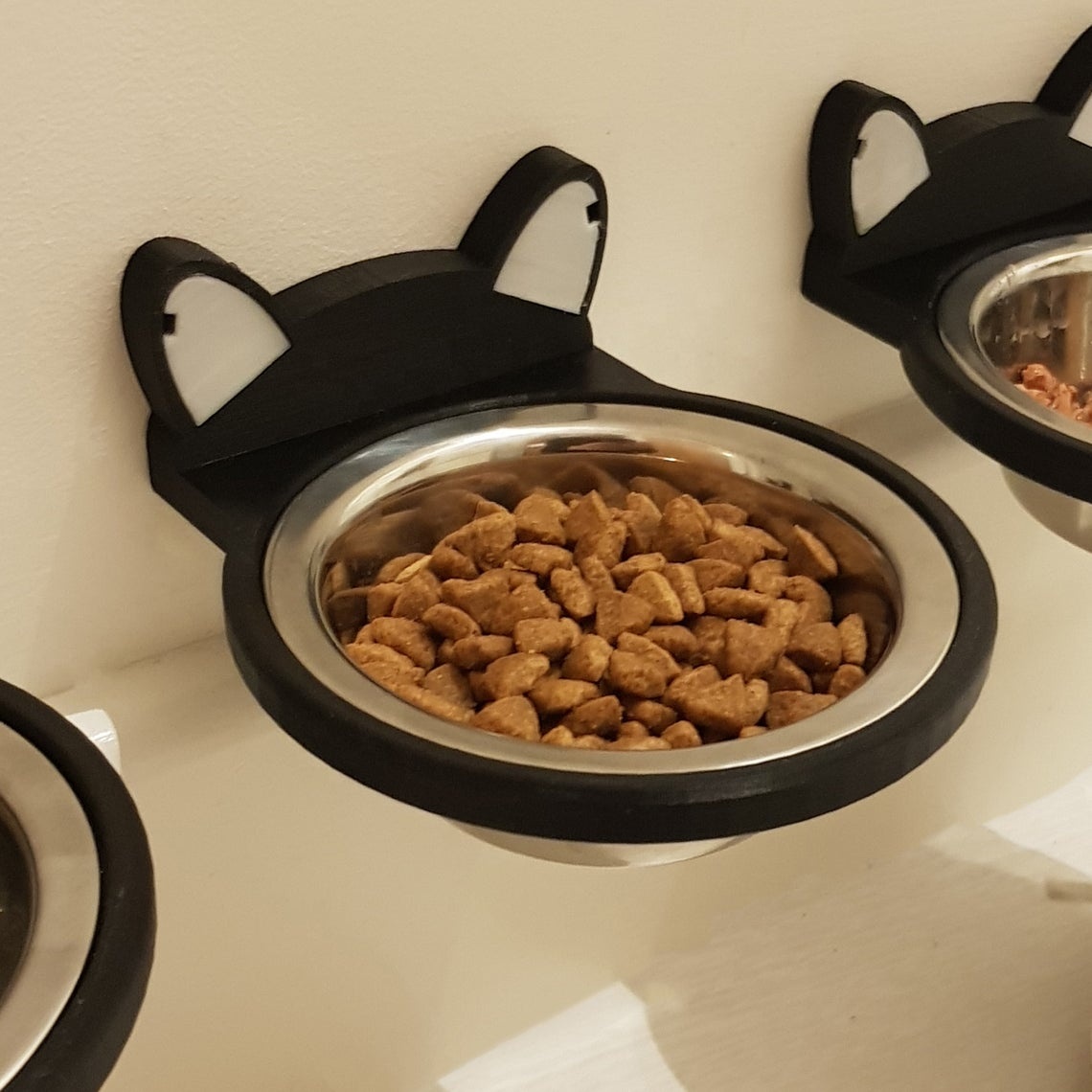 Pet Bowl Plant Fiber Bamboo Pet Dog Food Feeder Bowl