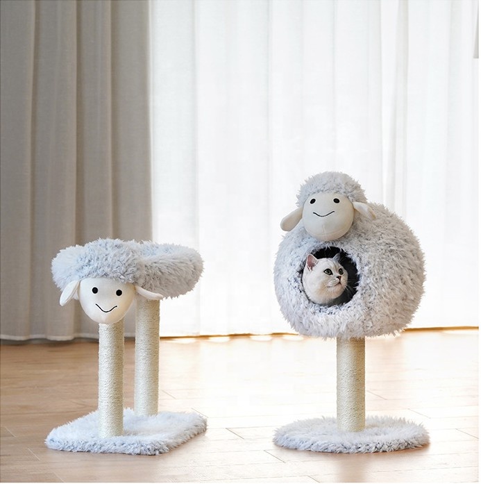 Pet Cat Furniture Toys Tree House Scratching Post Tower