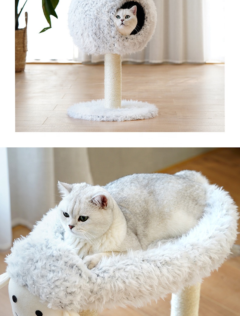 Pet Cat Furniture Toys Tree House Scratching Post Tower