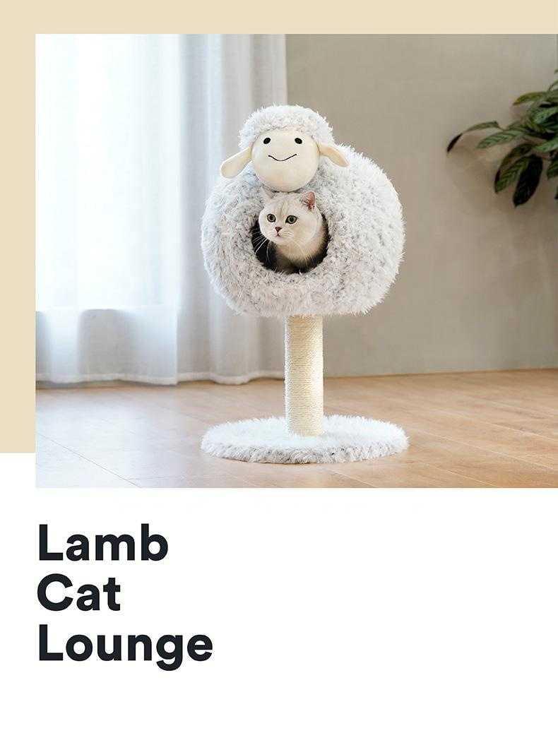 Pet Cat Furniture Toys Tree House Scratching Post Tower