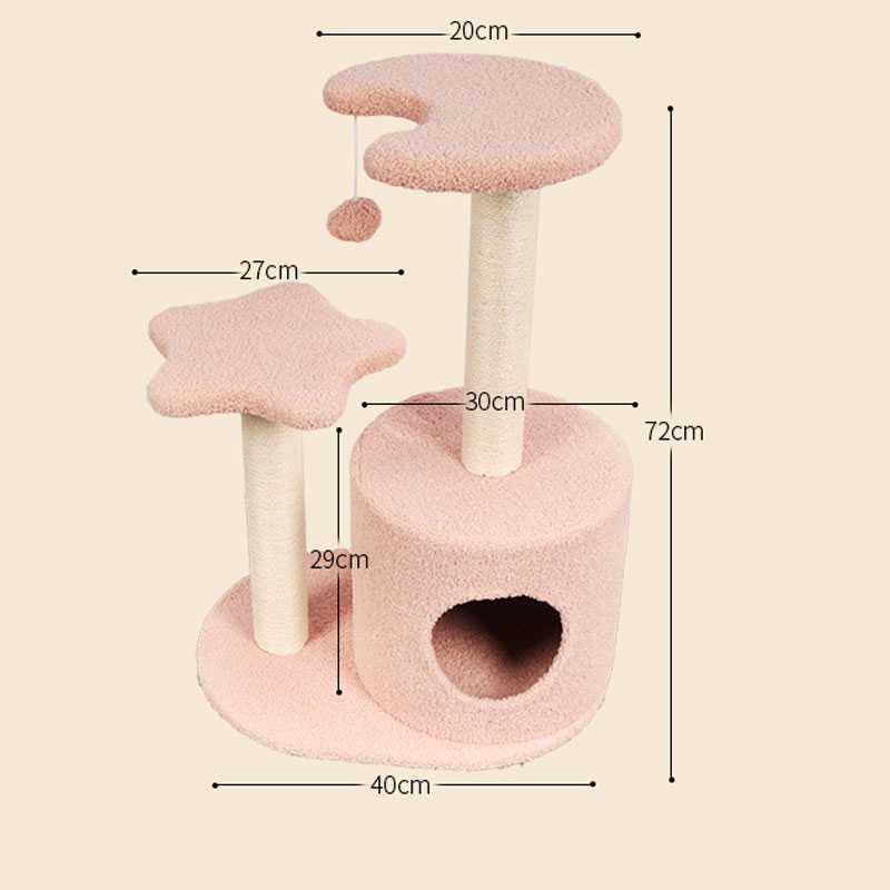 Pet Climbing Frame Nest Cat Scratcher Tree Cat Interactive Toy