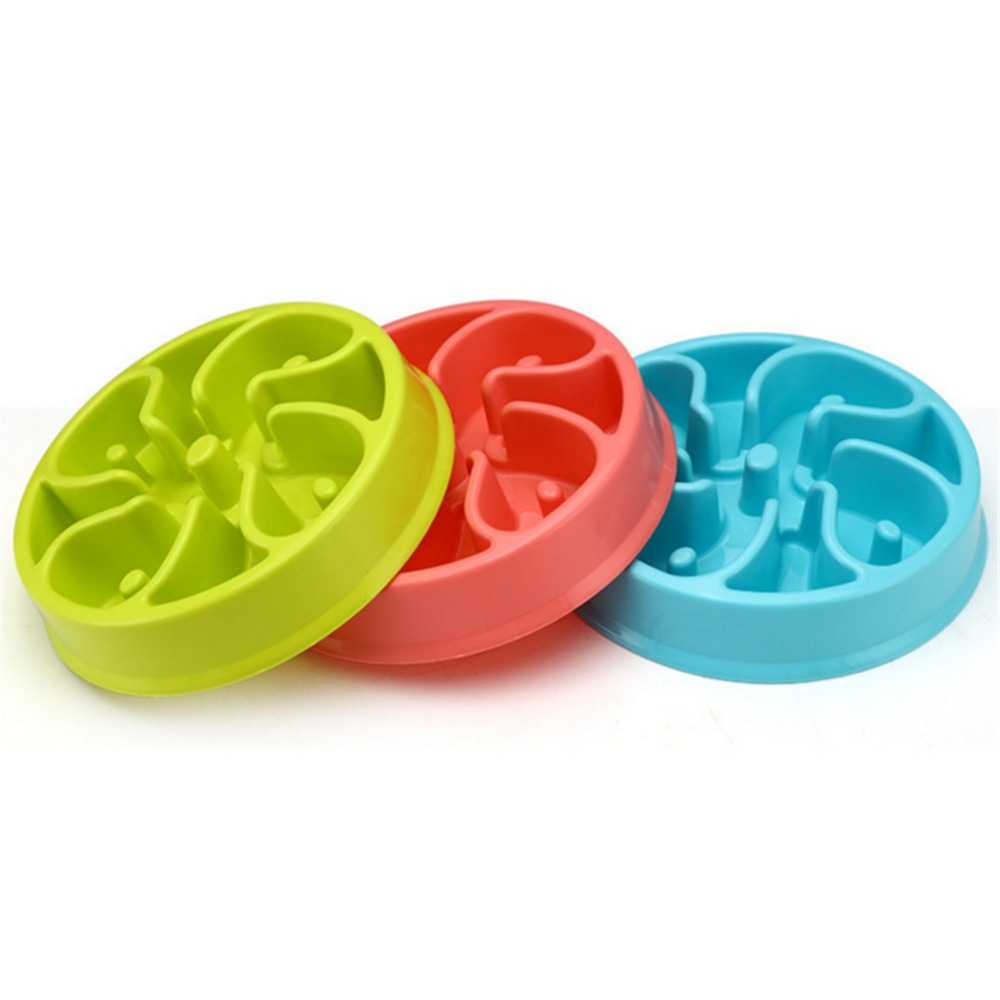 Pet Food Bowl Slow Feed Slow Down Eating Dog Pet Feeder Dog Food Bowl Plastic Pet Bowl Dog Plate