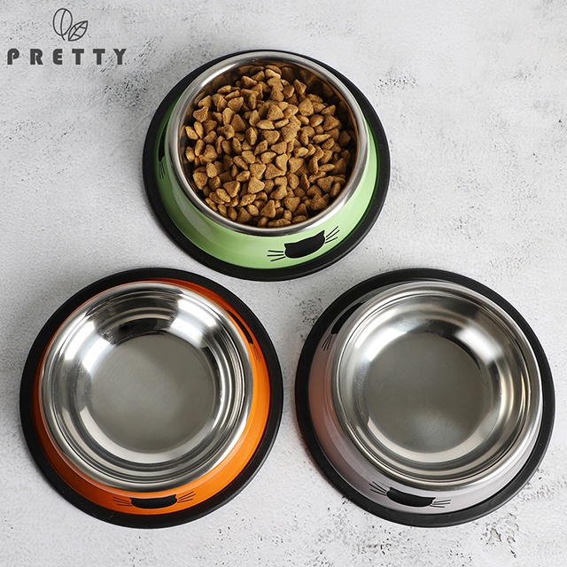 Pet Products 31mm Eco Stainless Steel Cat Food Bowl Outdoor Pet Bowl Cat