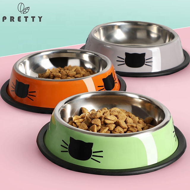 Pet Products 31mm Eco Stainless Steel Cat Food Bowl Outdoor Pet Bowl Cat