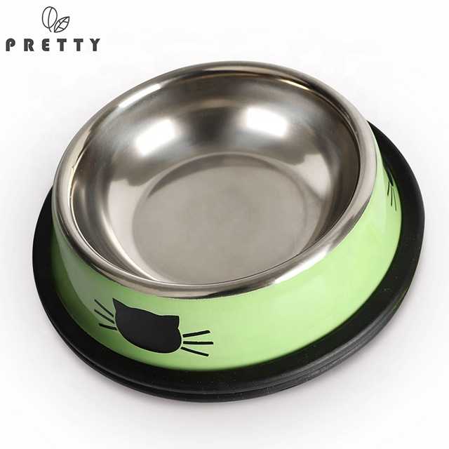 Pet Products 31mm Eco Stainless Steel Cat Food Bowl Outdoor Pet Bowl Cat