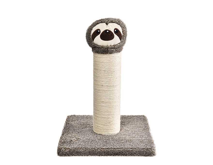 Pet Star Cute Sisal Sloth Shape Cat Scratcher Post Sloth Cat Tree