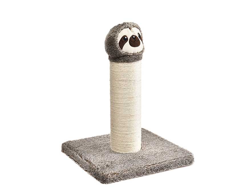 Pet Star Cute Sisal Sloth Shape Cat Scratcher Post Sloth Cat Tree