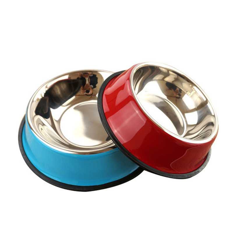 Pet Supplies Cat Bowl Dog Bowl Stainless Steel Pet Bowl