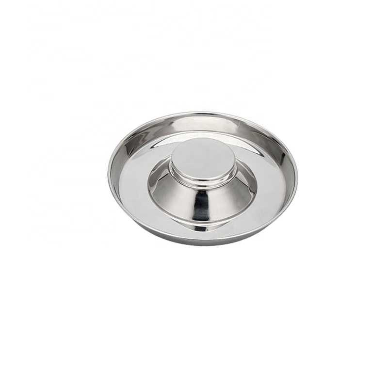 Pet Supplies Cat Dog Slow Eating Water Food Stainless Steel Bowl