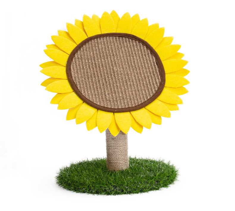 Pet Supplies Round Sisal Sunflower Assemble Cat Tree Cat Scratch Board Table Cat Climbing Frame