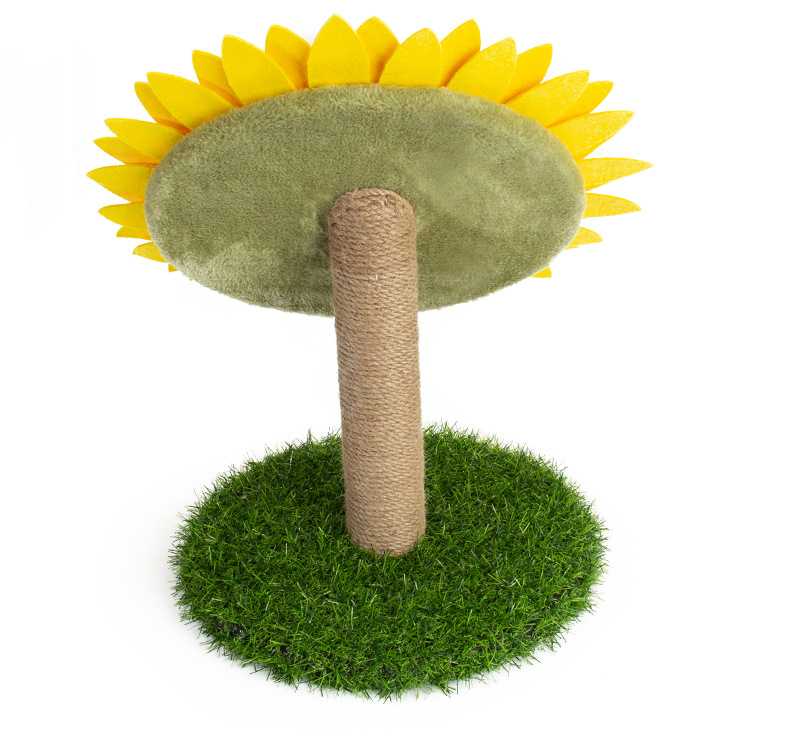 Pet Supplies Round Sisal Sunflower Assemble Cat Tree Cat Scratch Board Table Cat Climbing Frame