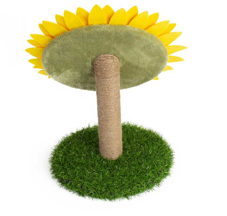 Pet Supplies Round Sisal Sunflower Assemble Cat Tree Cat Scratch Board Table Cat Climbing Frame