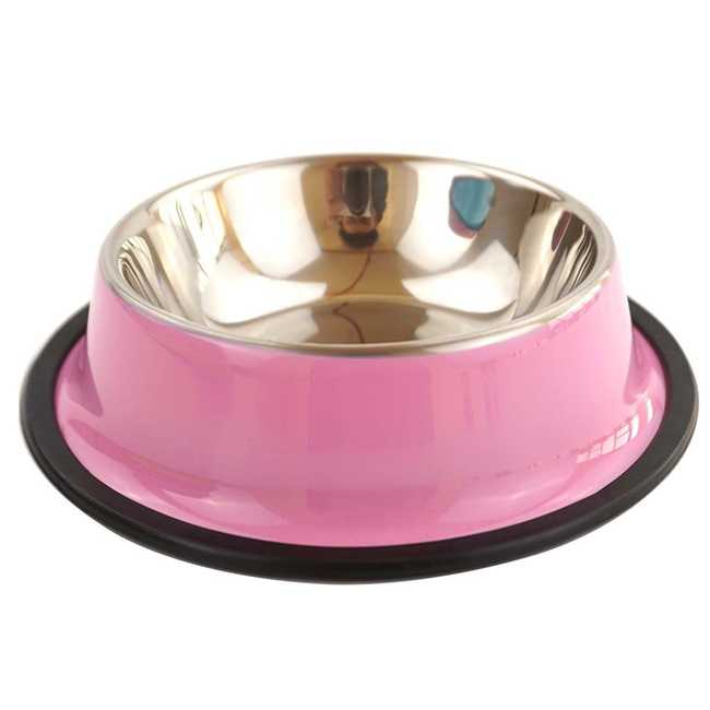 Pets Empire Stainless Steel Color Pet Bowl Custom Logo Reasonable Dog Bowl