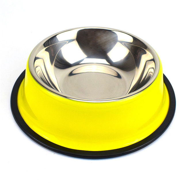Pets Empire Stainless Steel Color Pet Bowl Custom Logo Reasonable Dog Bowl