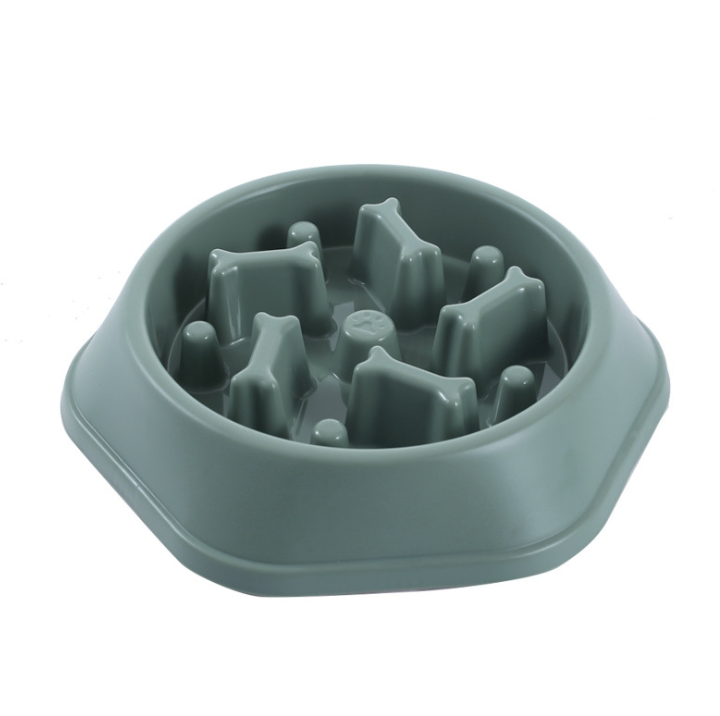 Plastic Dog Bowl Travel Feeding Feed Bowl Pet Dog Slow Food Bowl