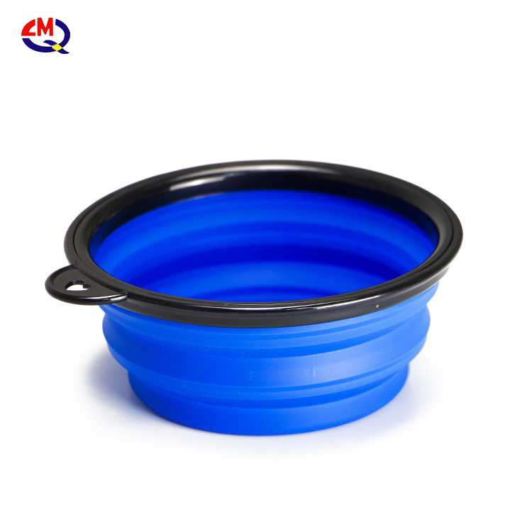 Portable Dog Water Bowl Cat Pet Feeder Feeding Food Bowl Silicone Foldable collapsible Pet Bowl