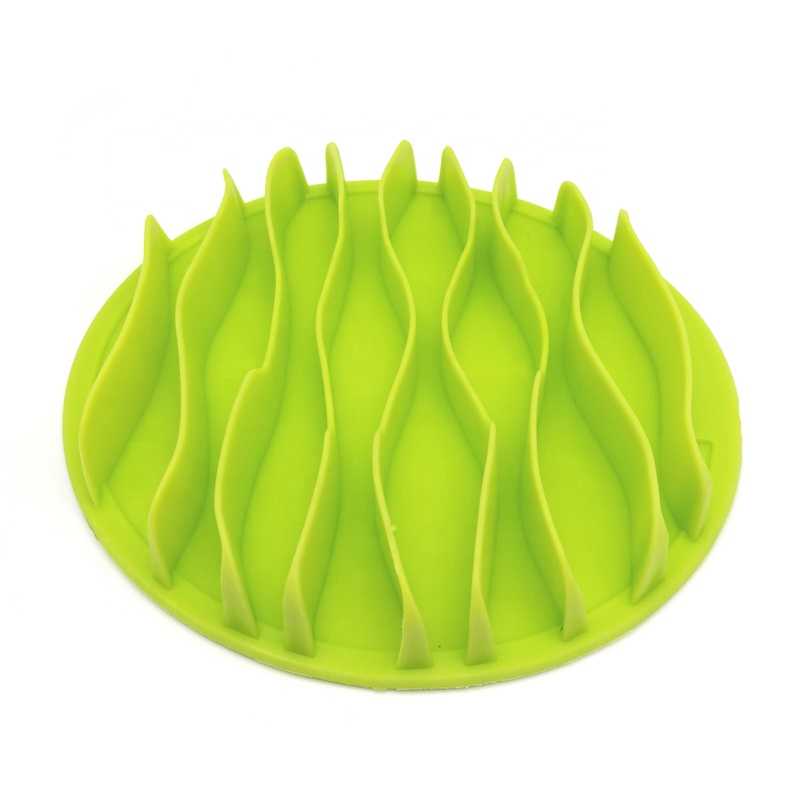 Promotional Pet Food Non Toxic Waves Silicone Slow Feeder Dog Bowl