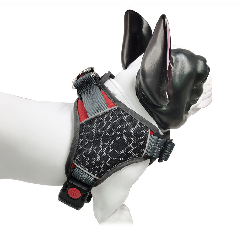Reflective Light Adjustable Pet Harness Mesh Dog Harness Custom