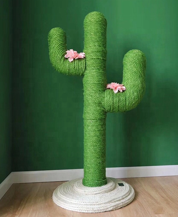 Rope Pvc Stable Flower Cactus Cat Tree