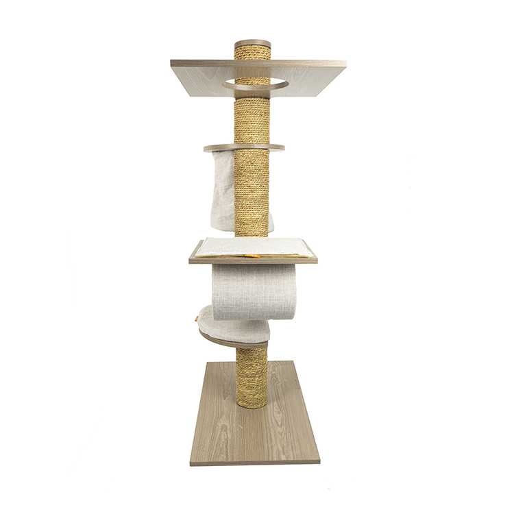 Safe Stable Large Solid Wood Cat Climbing Frame Cat Tree