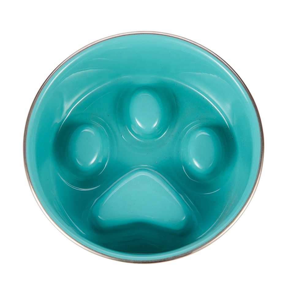 Sample Paw Print Model Dog Bowl Stainless Steel Dog Bowl Dog Pet Bowl