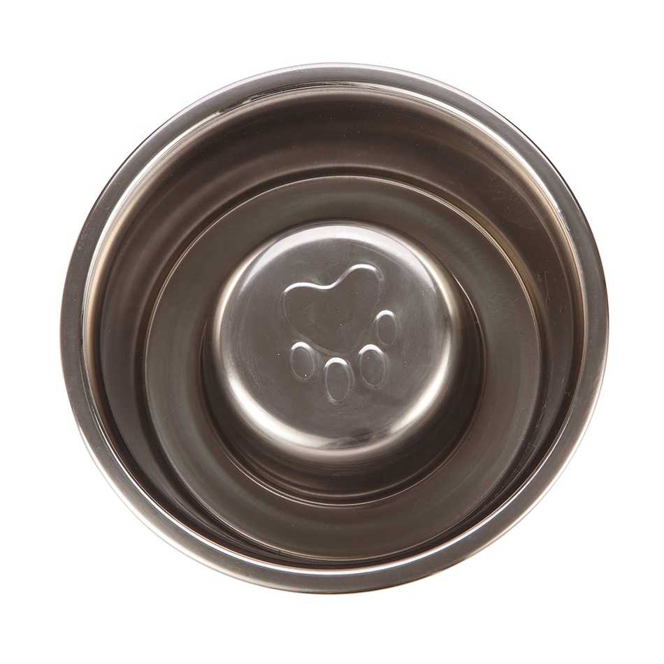 Sample Paw Print Model Dog Bowl Stainless Steel Dog Bowl Dog Pet Bowl