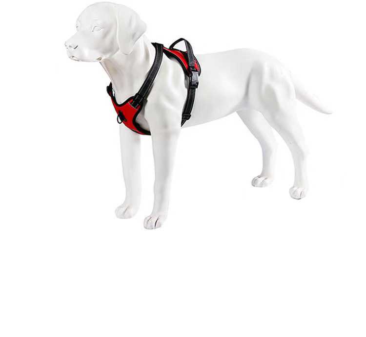 Scalable Soft Pet Mesh No Pull Dog Harness With Adjustable Dog Rope