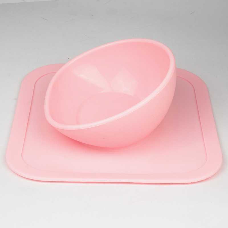 Silicone Dog Bowl Pet Dog Food Basin Cat Water Basin Custom Logo Integrated Sucker Pet Bowl Tilt