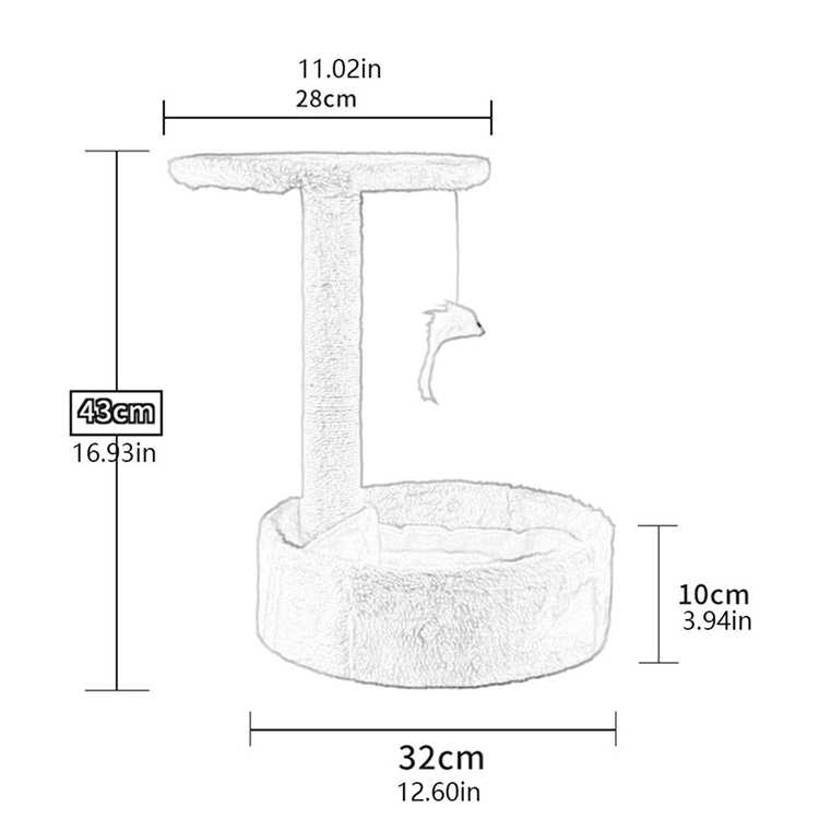 Small Cat Nest Climbing Frame Cat Tree