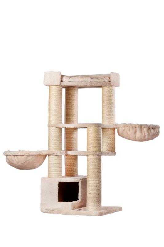 Stable Large Solid Wood Cat Climbing Frame Cat Tree