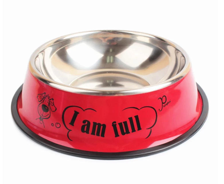 Stackable Multicolor Stainless Steel Dog Bowl Pet Feeding Bowl Cat Water Bowl